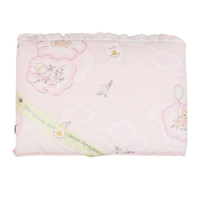 Бампер в кроватку – Сладкий сон, розовый  