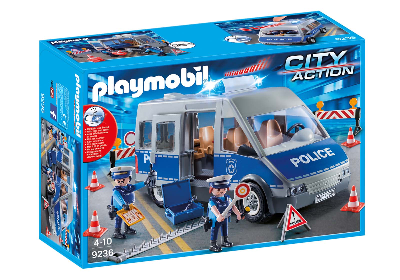 Playmobil. Промо-набор. Полицейский с машиной, свет и звук  