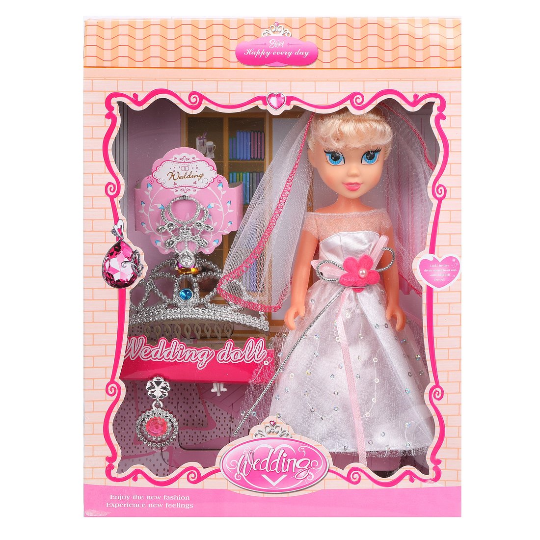 Кукла-невеста, 22 см с аксессуарами  