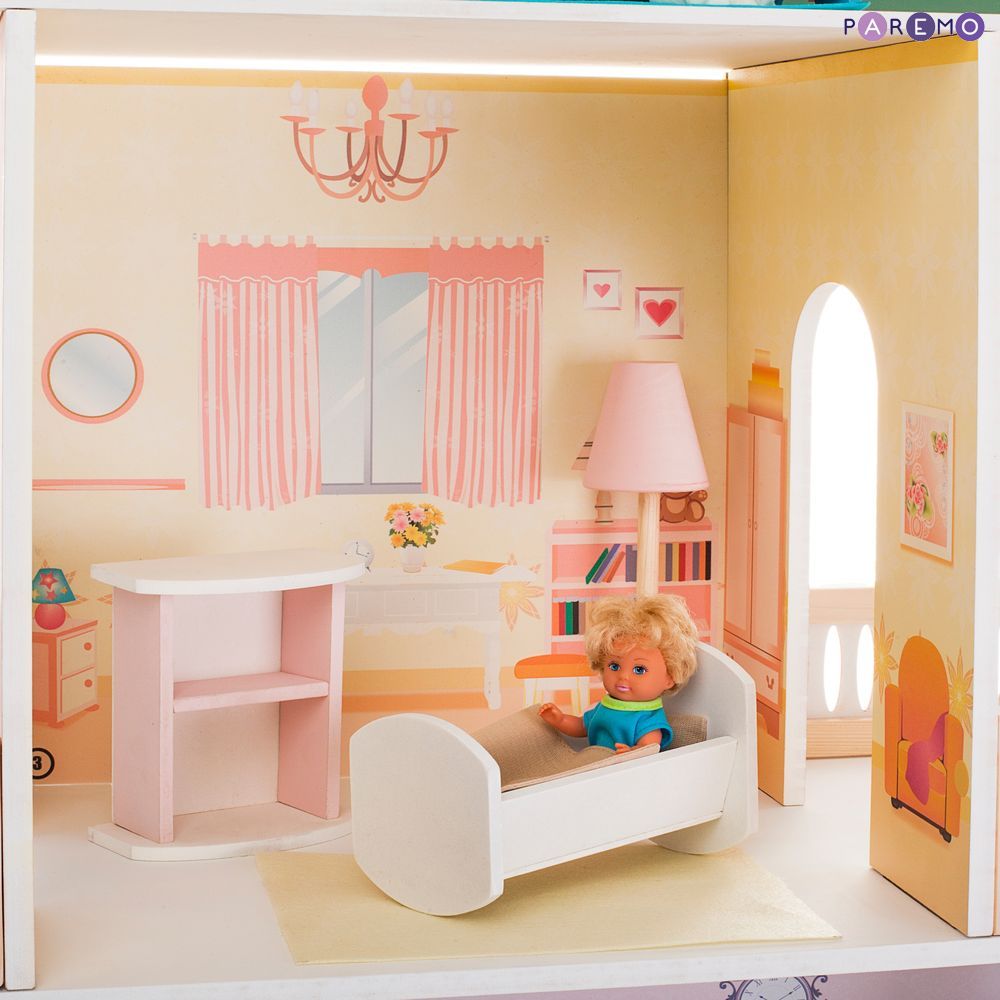 Кукольный домик с мебелью - Поместье Риверсайд, 16 предметов  