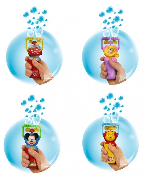 Мыльные пузыри с фигурками героев Дисней, 60 мл., на батарейках  