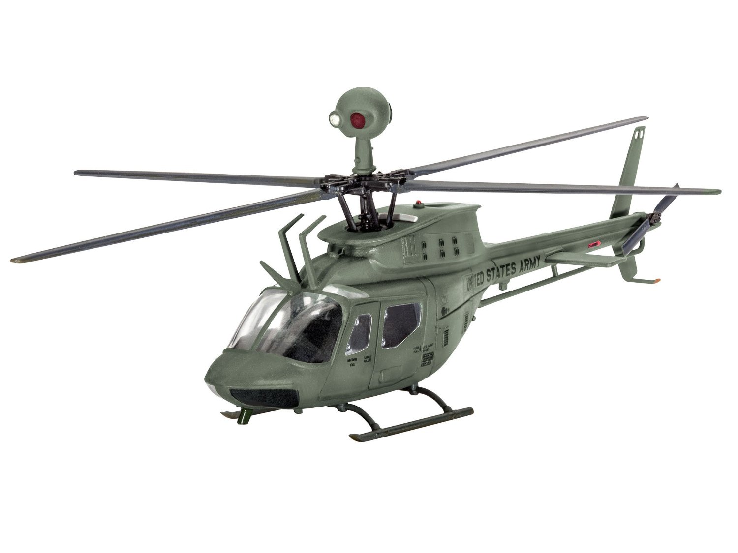 Сборная модель - Вертолет Bell OH-58D - Kiowa