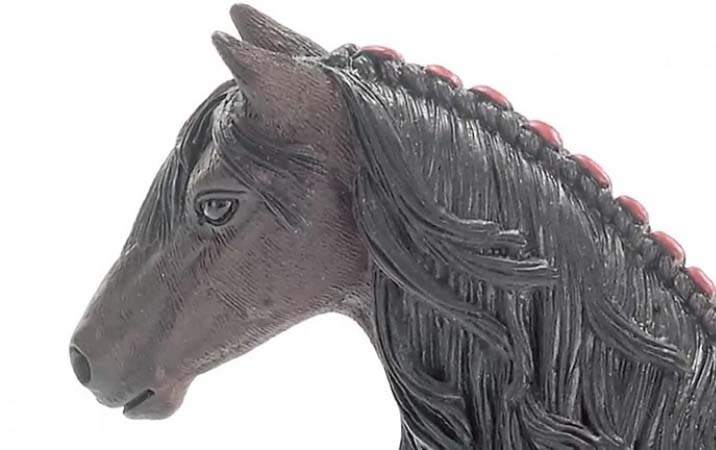 Игровая фигурка – Фризская лошадь, 14 см  