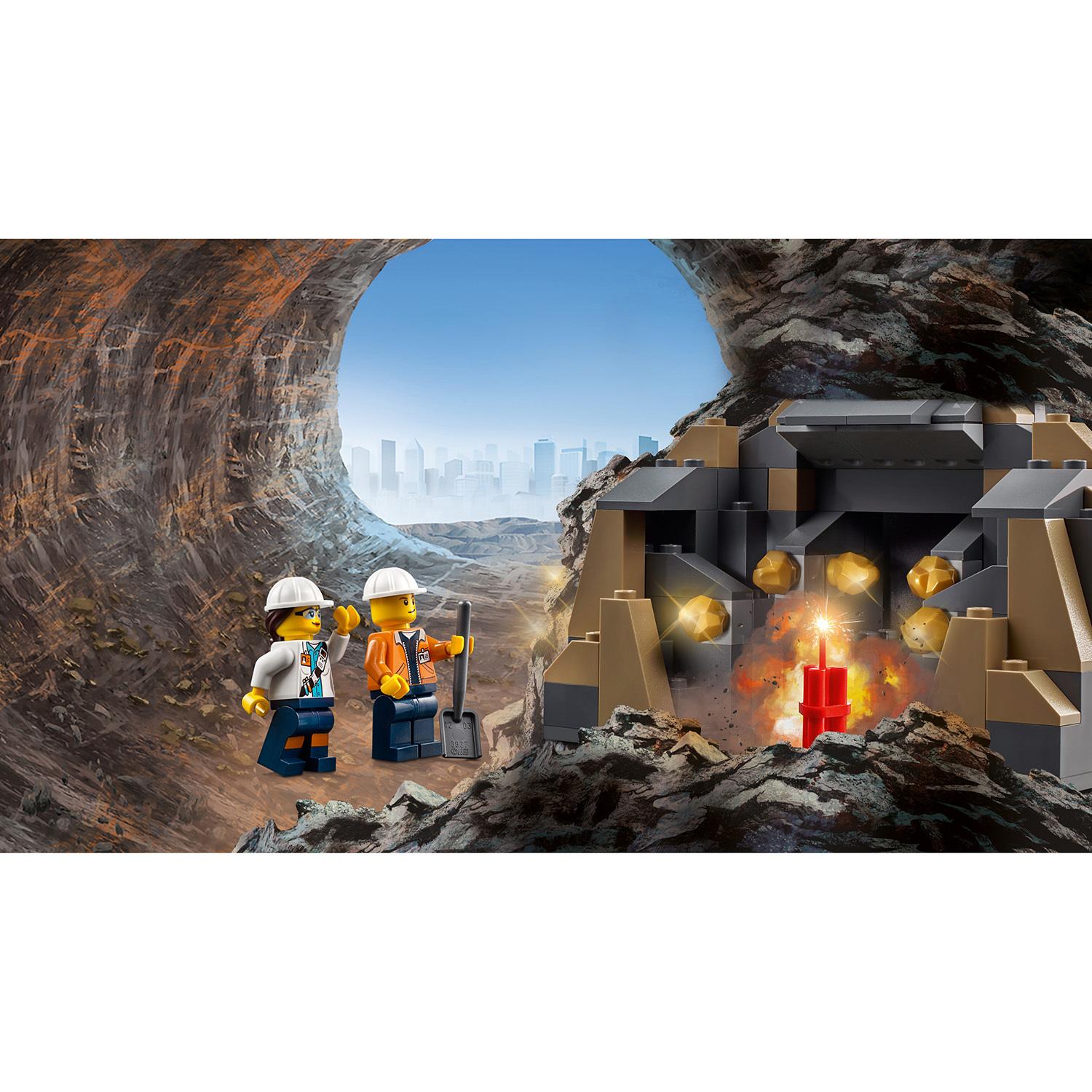 Конструктор Lego City - Тяжелый бур для горных работ City Mining  