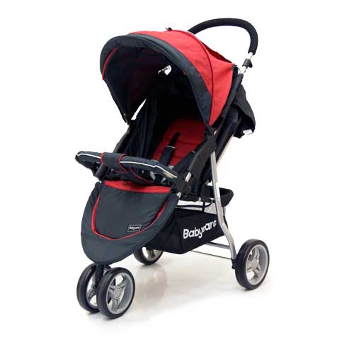 Коляска прогулочная Jogger Lite, red Коляска прогулочная Jogger Lite, redДетские коляски Capella Jetem, Baby Care<br>Коляска прогулочная Jogger Lite, red<br>