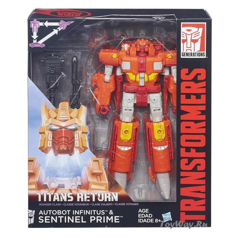 Titans Return. Трансформер Sentinel Prime, серия Войны Титанов