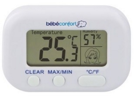 Домашний термометр и гигрометр 2 в 1  