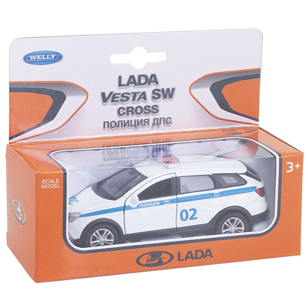 Модель машины Lada Vesta Sw Cross - Полиция ДПС, 1:34-39  