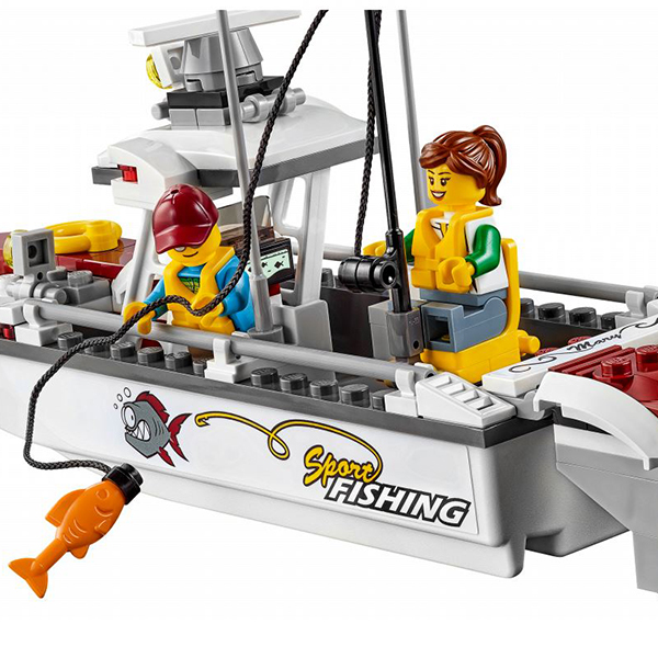 Lego City. Рыболовный катер  