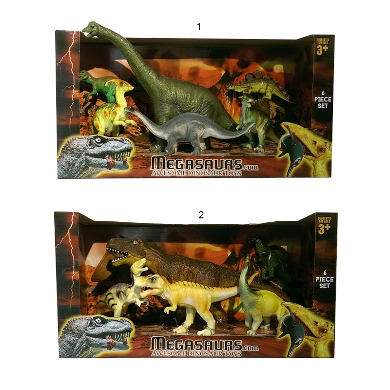 Игровой набор из 6 фигурок динозавров Игровой набор из 6 фигурок динозавровЖизнь динозавров (Prehistoric)<br>Игровой набор из 6 фигурок динозавров<br>