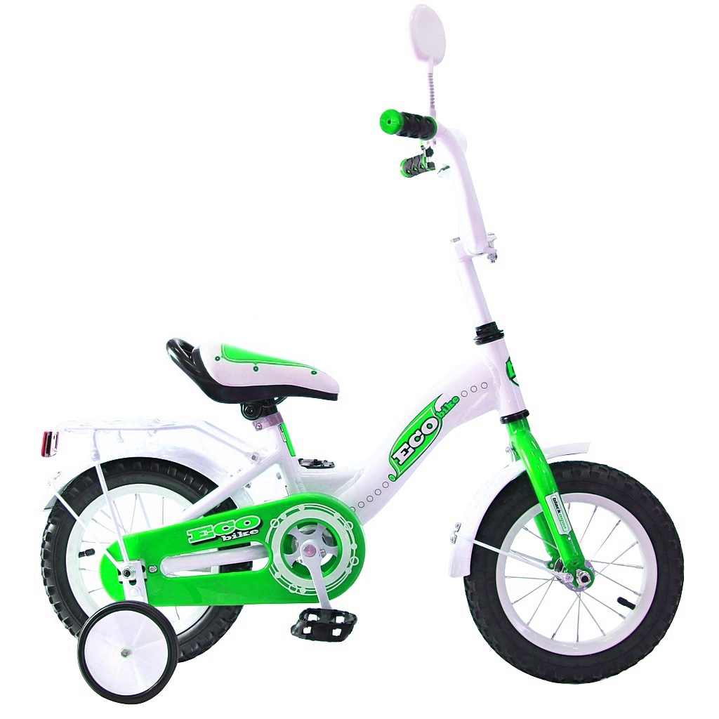 Двухколесный велосипед Aluminium Ecobike, диаметр колес 12 дюймов, зеленый Двухколесный велосипед Aluminium Ecobike, диаметр колес 12 дюймов, зеленыйВелосипеды детские<br>Двухколесный велосипед Aluminium Ecobike, диаметр колес 12 дюймов, зеленый<br>