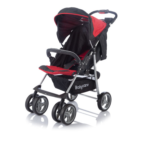 Коляска прогулочная Voyager, red Коляска прогулочная Voyager, redДетские коляски Capella Jetem, Baby Care<br>Коляска прогулочная Voyager, red<br>