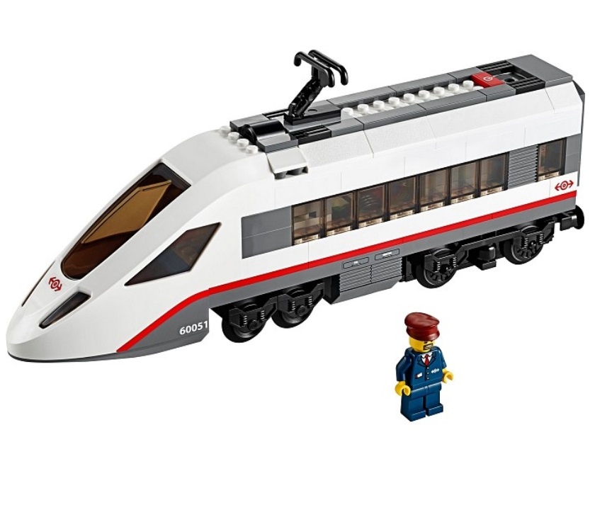 Lego City. Скоростной пассажирский поезд  