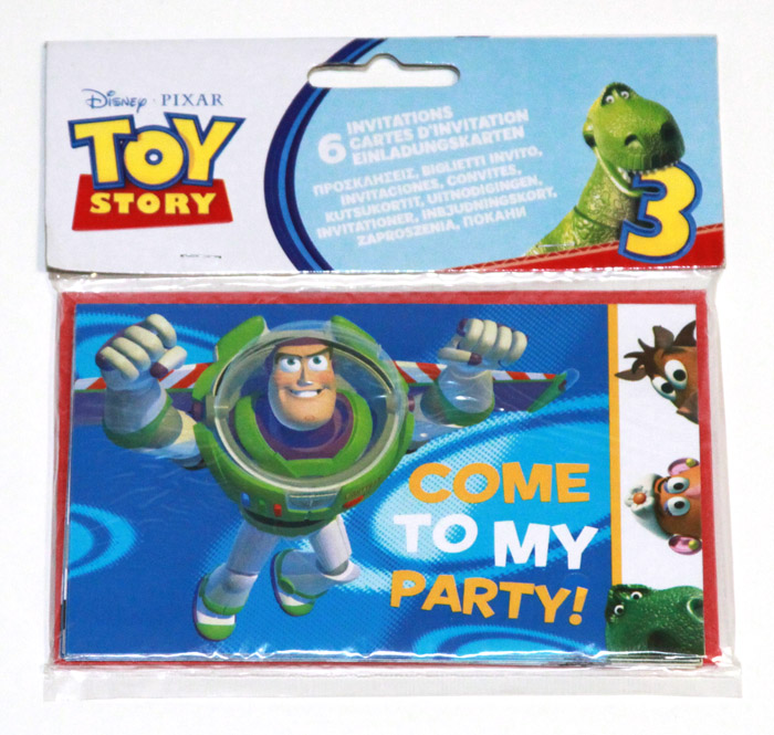 Приглашение в конвертах  Toy Story  