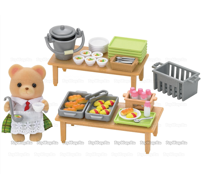 Sylvanian Families - Школьный обед  