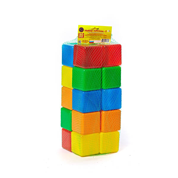 Набор кубиков-2, 20 штук  