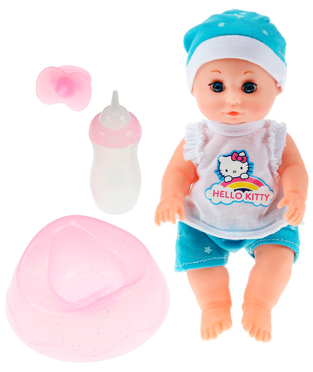 Пупс Hello Kitty, 20 см, 3 функции Пупс Hello Kitty, 20 см, 3 функцииКуклы Карапуз<br>Пупс Hello Kitty, 20 см, 3 функции<br>