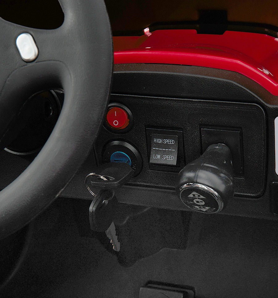 Двухместный электробагги ToyLand JC888 красного цвета, полный привод 