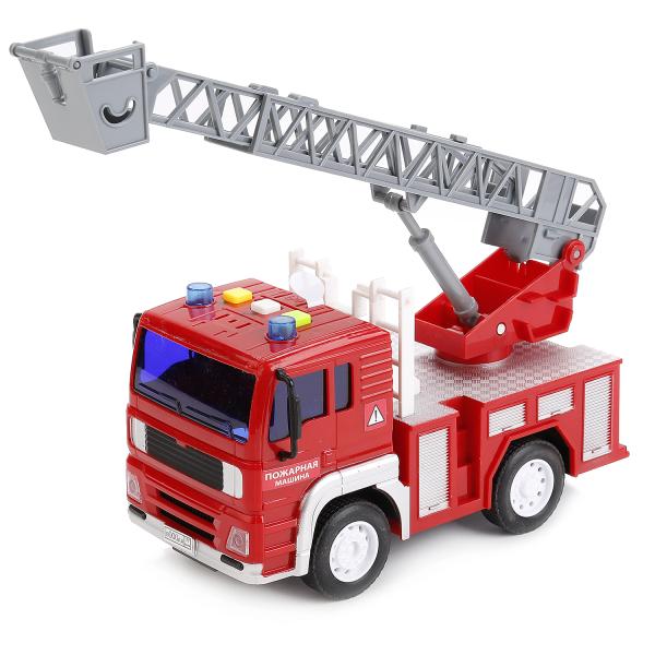 Инерционная машина - Пожарная машина, 1:20, свет и звук  