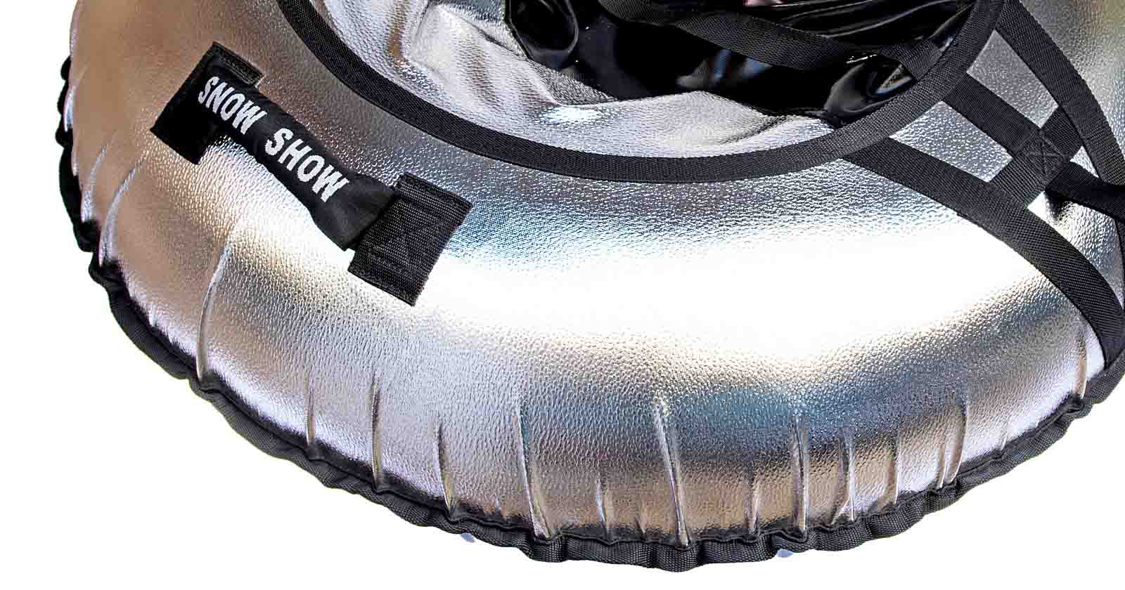 Санки надувные – Тюбинг RT Neo черно-серый металлик, 105 см  