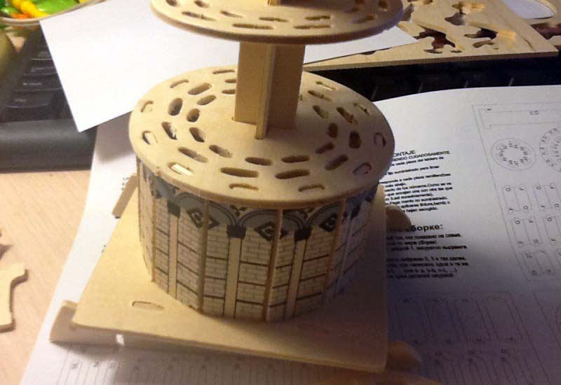 Модель деревянная сборная - Пизанская башня  