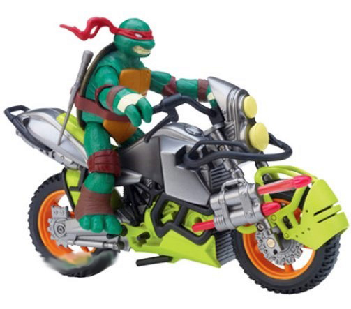 Игрушечный гоночный мотоцикл без фигурки Черепашки Ниндзя  