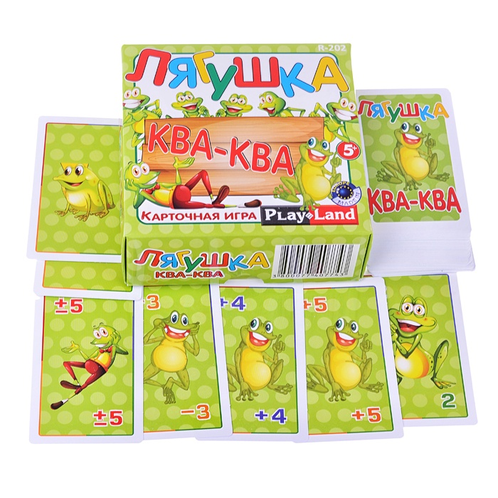Настольная карточная игра - Лягушка Ква-Ква  