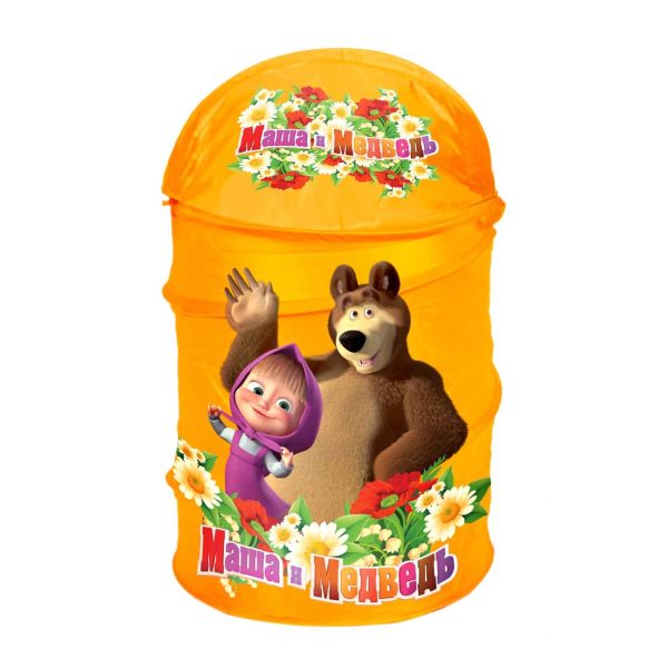 Корзина для игрушек «Маша и медведь» Корзина для игрушек «Маша и медведь»Корзины для игрушек<br>Корзина для игрушек «Маша и медведь»<br>