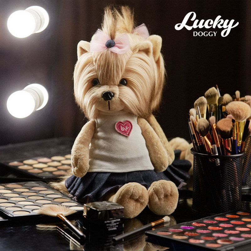 Мягкая игрушка – Собачка Lucky Yoyo: Модница, Lucky Doggy  