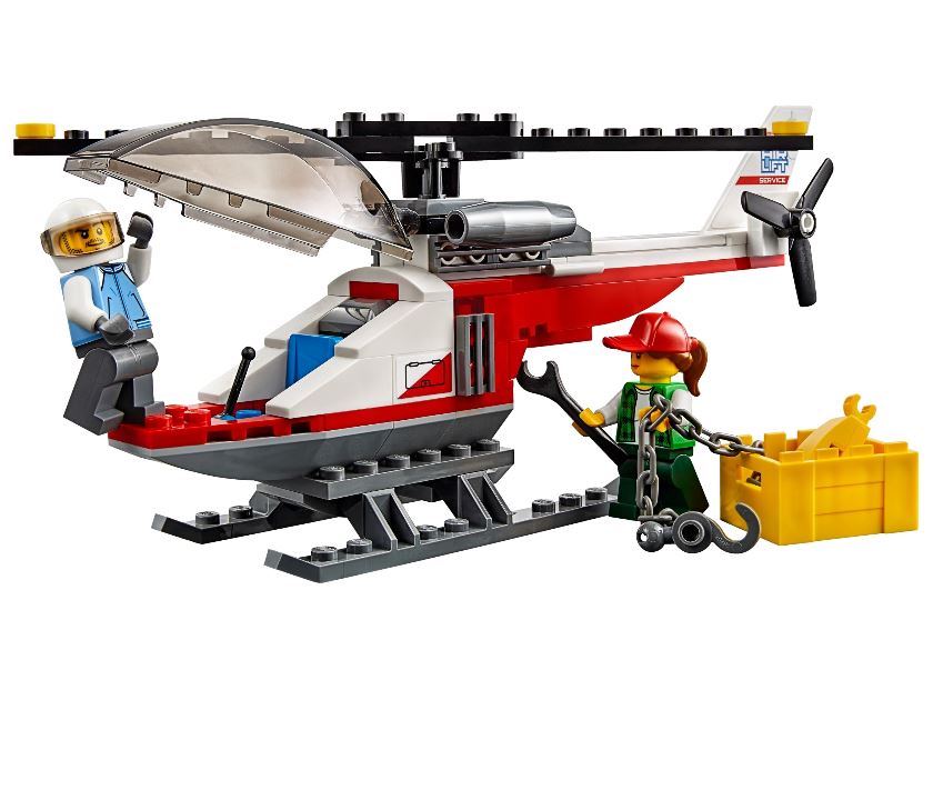 Конструктор Lego City - Перевозчик вертолета  