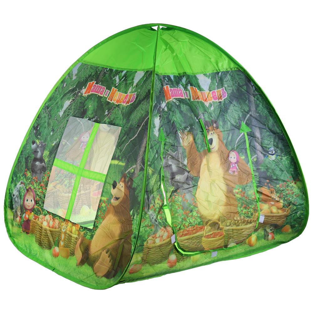Игровая палатка с тоннелем – Маша и медведь  
