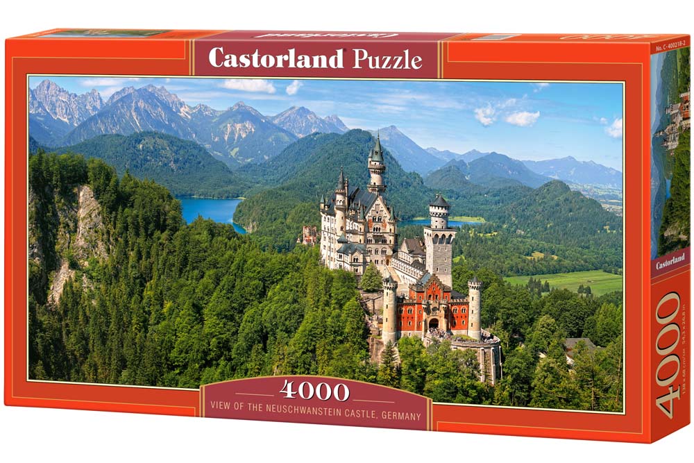 Пазлы Castorland – Замок Нойшванштайн Германия, 4000 элементов  
