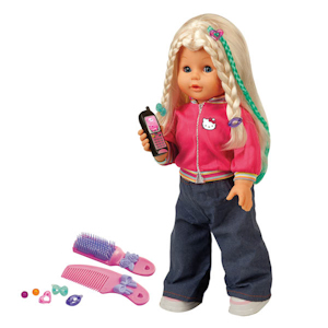 Интерактивная кукла Карапуз с телефоном 