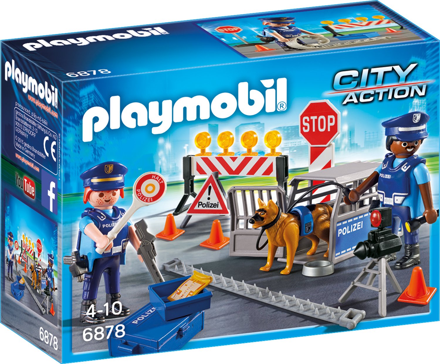 Игровой набор из серии Полиция: Блокпост Полиции  