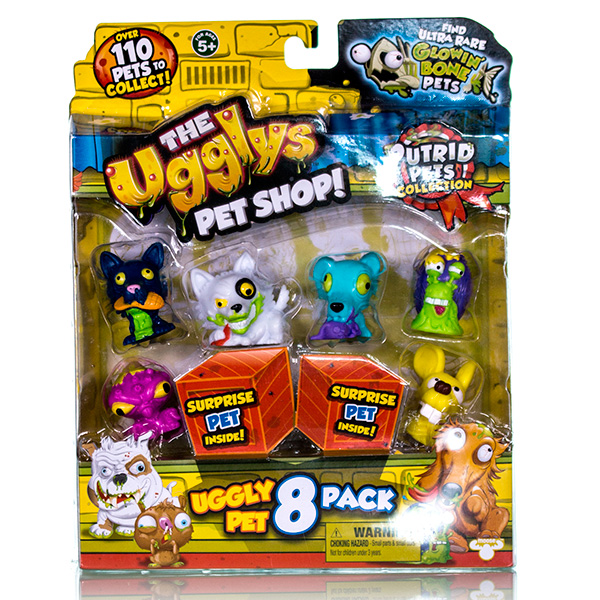 Набор фигурок Ugglys Pet Shop, 8 штук