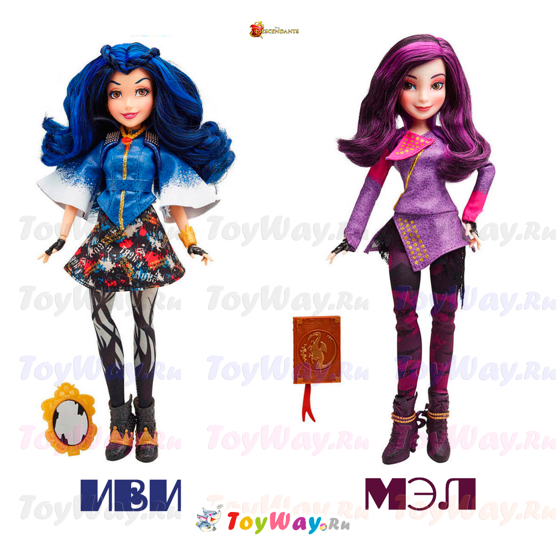 Descendants. Куклы Мол и Ива Descendants. Куклы Мол и ИваКуклы Дисней Descendants<br>Descendants. Куклы Мол и Ива<br>