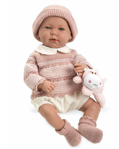 Интерактивная кукла из коллекции Elegance – Пупс мягконабивной, 45 см, звук
Интерактивная кукла из коллекции Elegance – Пупс мягконабивной, 45 см, звук