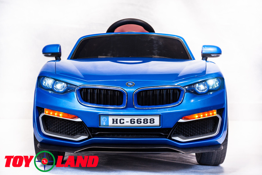 Электромобиль BMW синий  