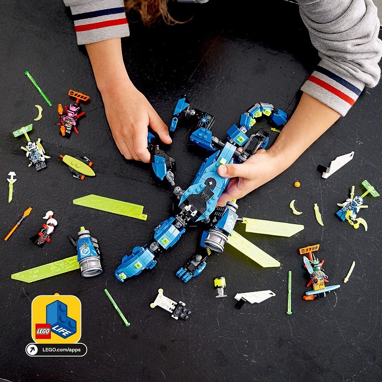 Конструктор Lego Ninjago Кибердракон Джея  