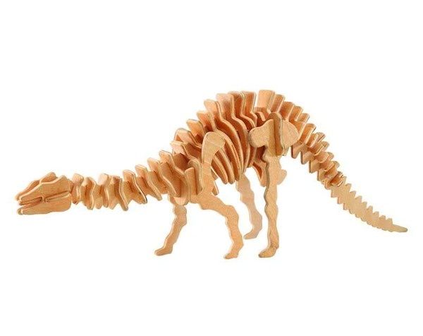 Модель деревянная сборная – Апатозавр, 4 пластины  