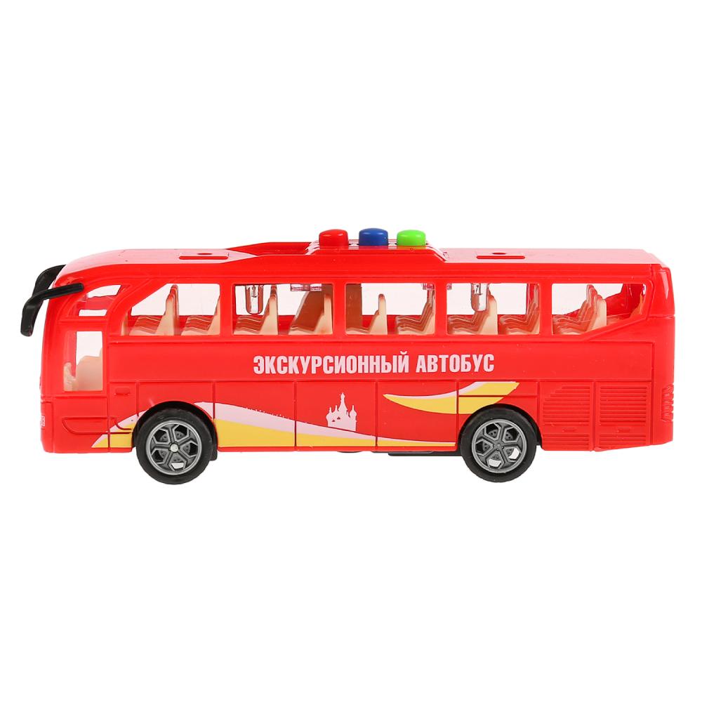 Инерционная модель - Автобус, 17 см, свет и звук  