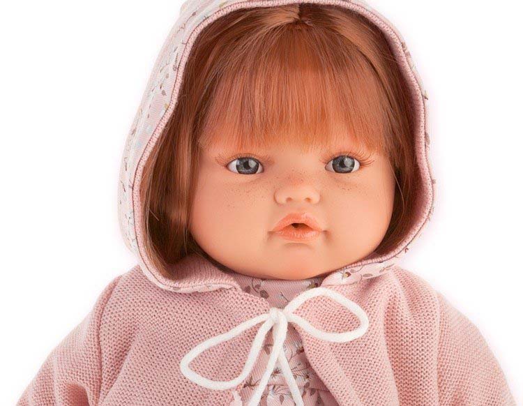 Интерактивная кукла – Изабелла в темно-розовом, 42 см, плачет  