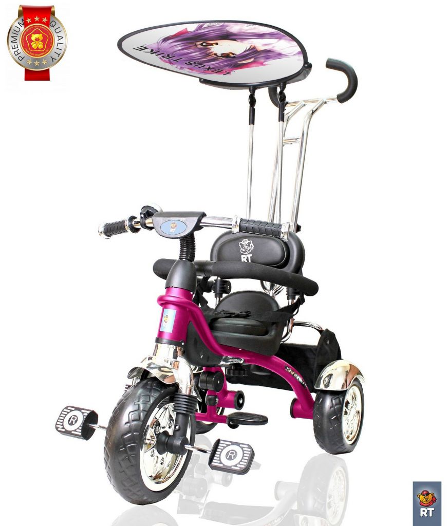 3-х колесный велосипед Lexus Trike Grand Print Deluxe New Design 2014, колеса EVA, цвет – розовый
3-х колесный велосипед Lexus Trike Grand Print Deluxe New Design 2014, колеса EVA, цвет – розовый