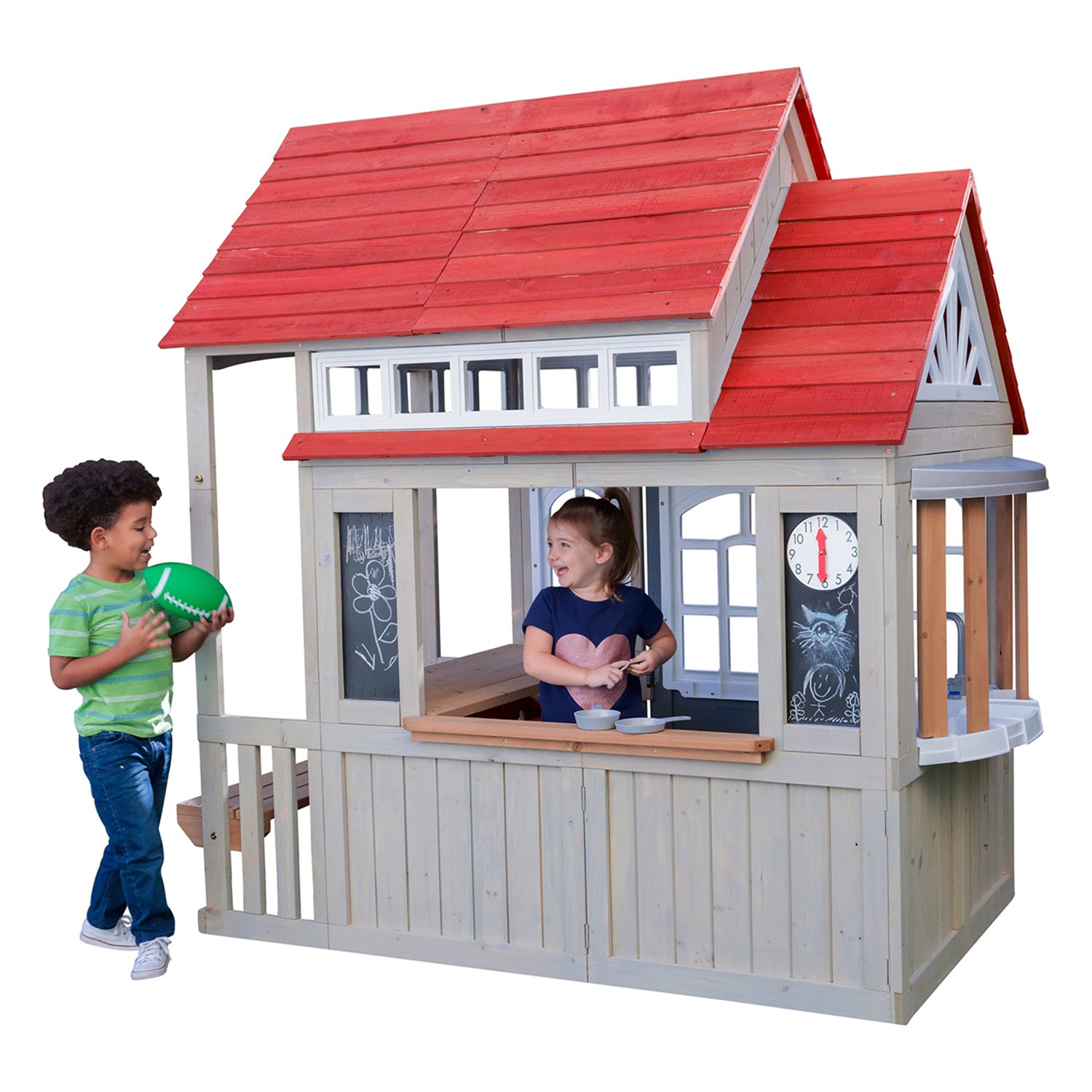Вилла Брейвуд деревянный игровой домик для улицы  