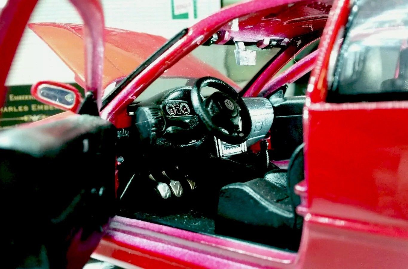 Модель машины - VW Golf GTI, 1:24   
