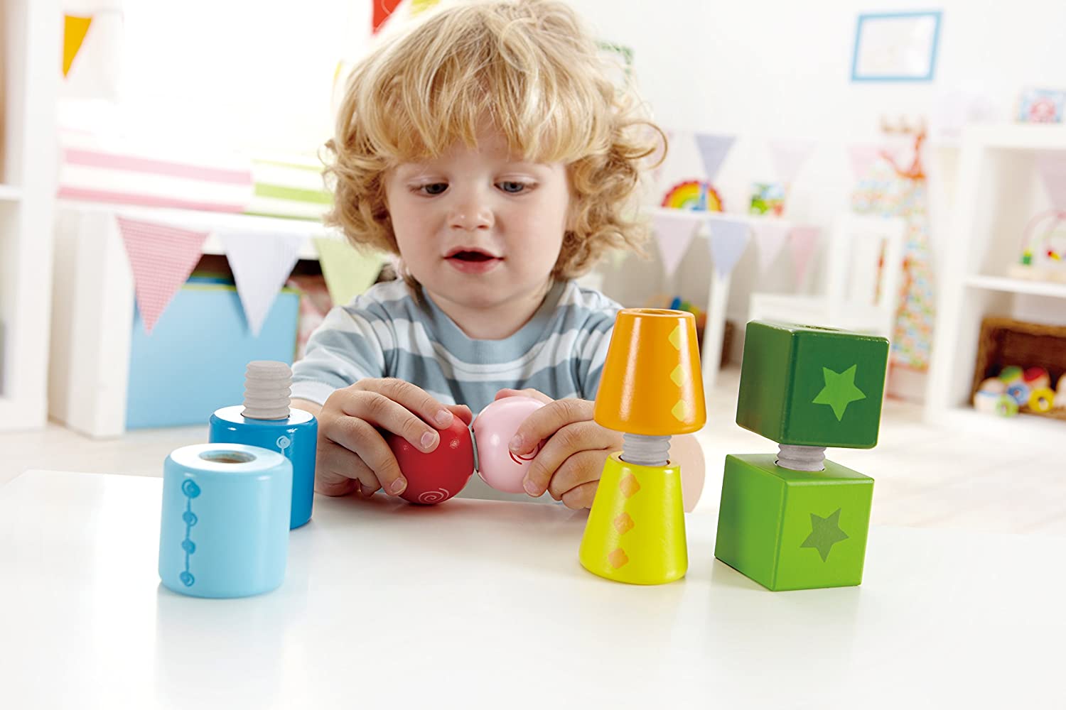 Развивающая игрушка - Закручивающиеся кубики  
