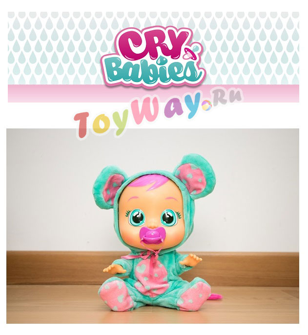 Кукла Cry Babies - Мышка Ляля, плачет, озвучена, 31 см  