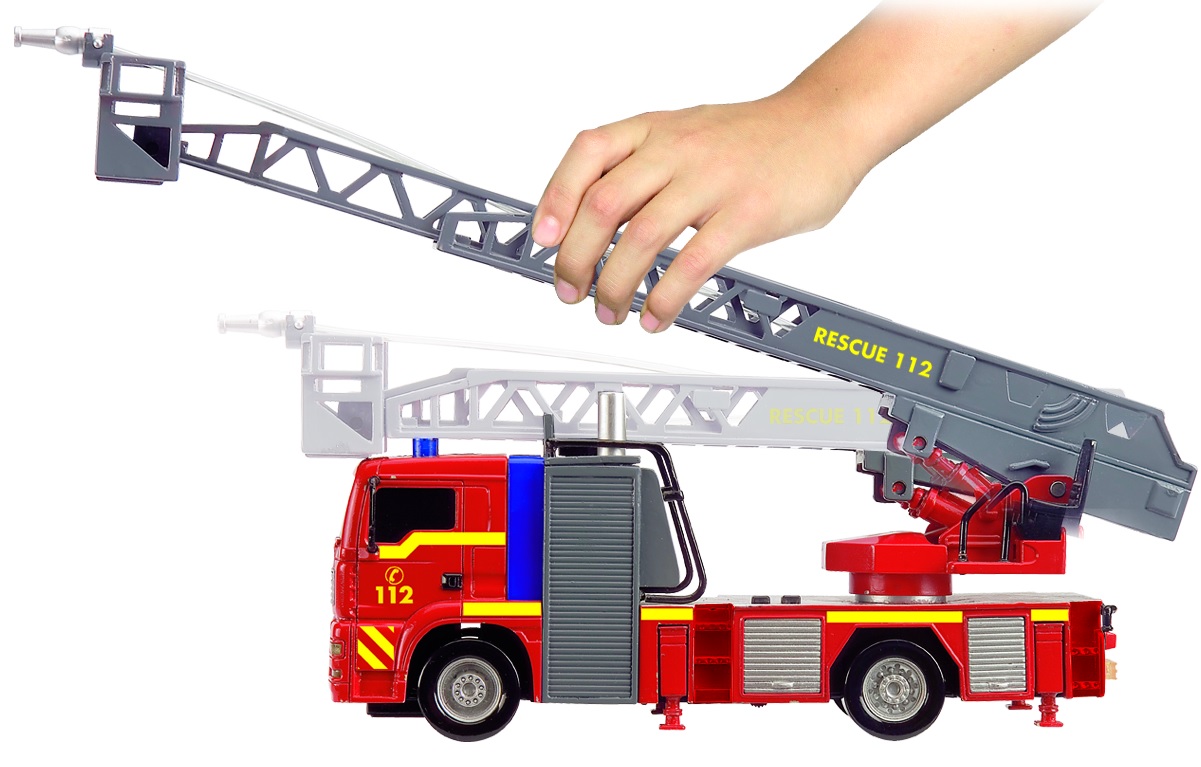 City Fire Engine пожарная машина, свет + звук, брызгает водой, 25 см.  
