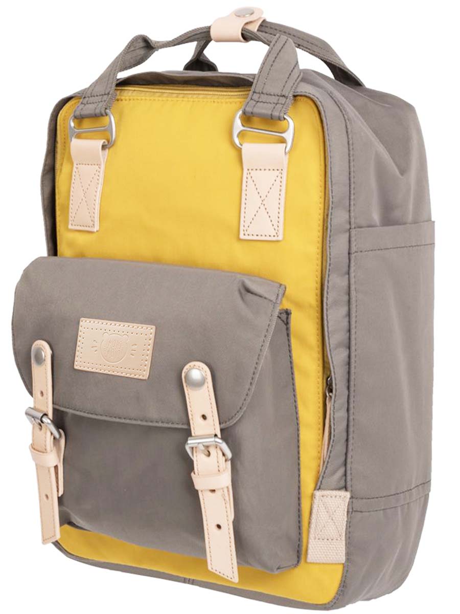 Рюкзак городской, желто-серый XL  