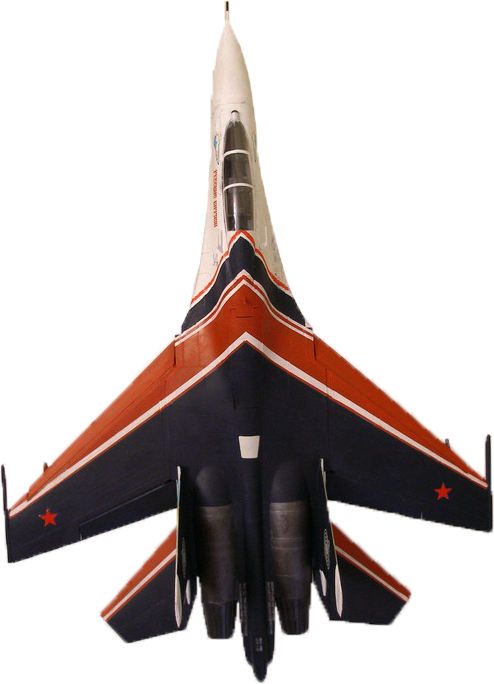 Модель для склеивания - Самолёт Су-27УБ Русские Витязи